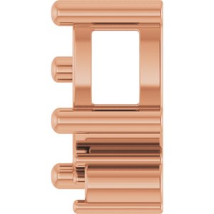 14K Rose Gold 7x3.5 mm Marquise Slide Pendant Mounting – image 6