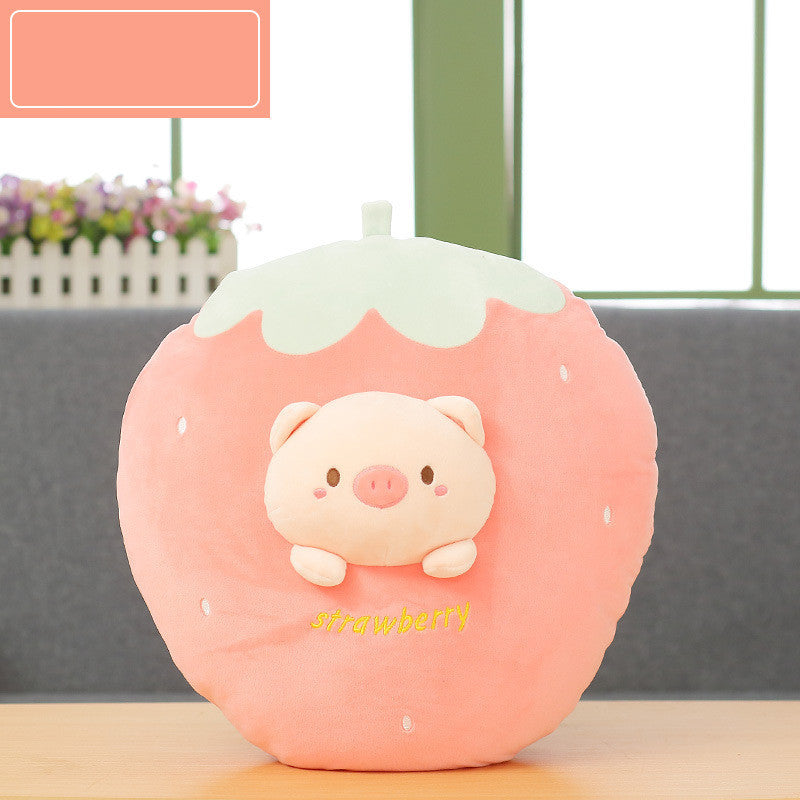 Plush Fruit Pillow – Soft Cushion Decor