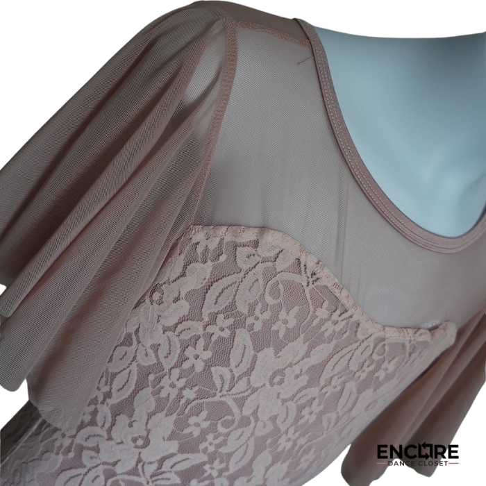 Ethereal Dusty Pink Lyrical Dress