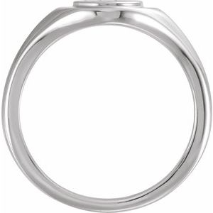 Round Signet Ring