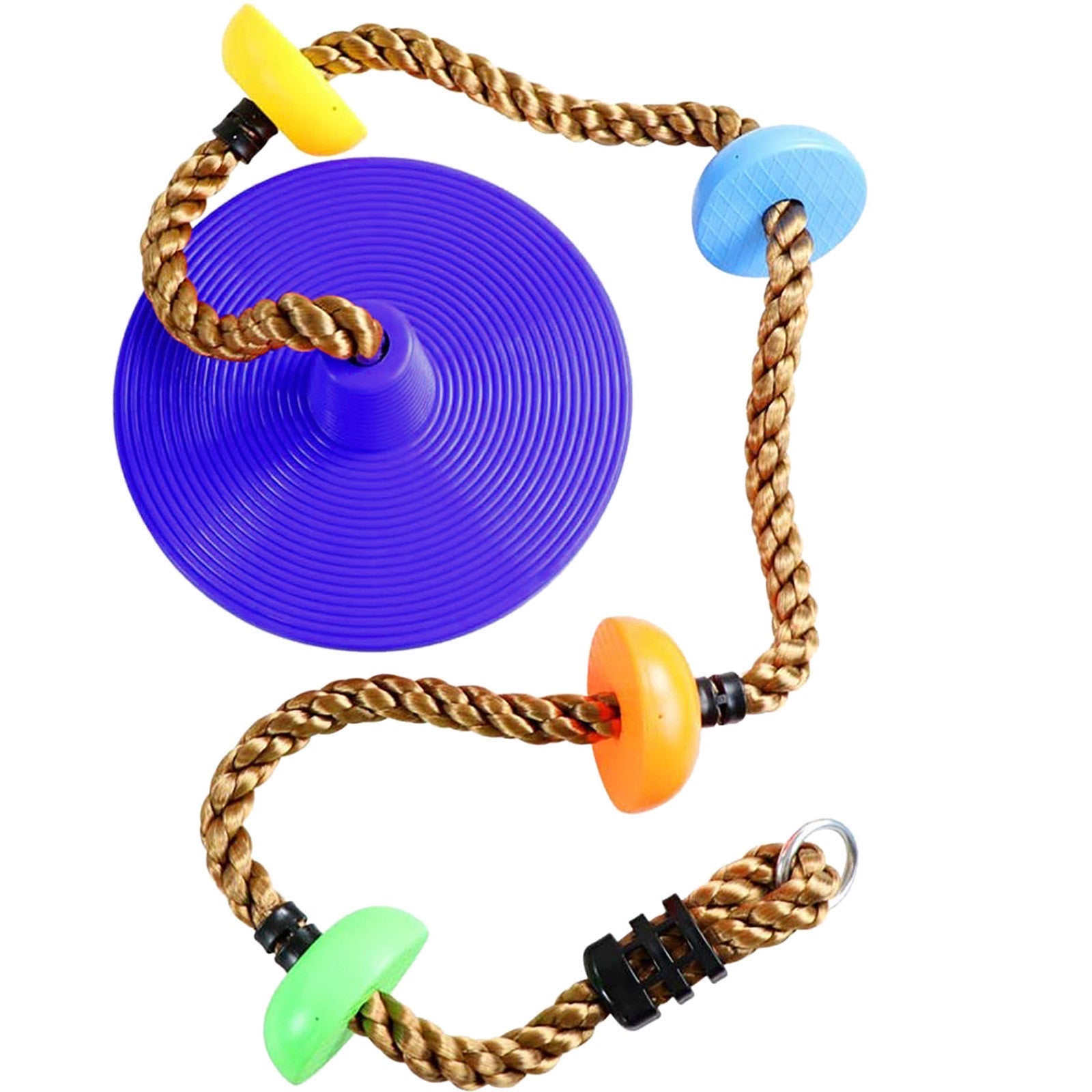 Fun Climbing Rope Swing with Platforms for Backyard Play