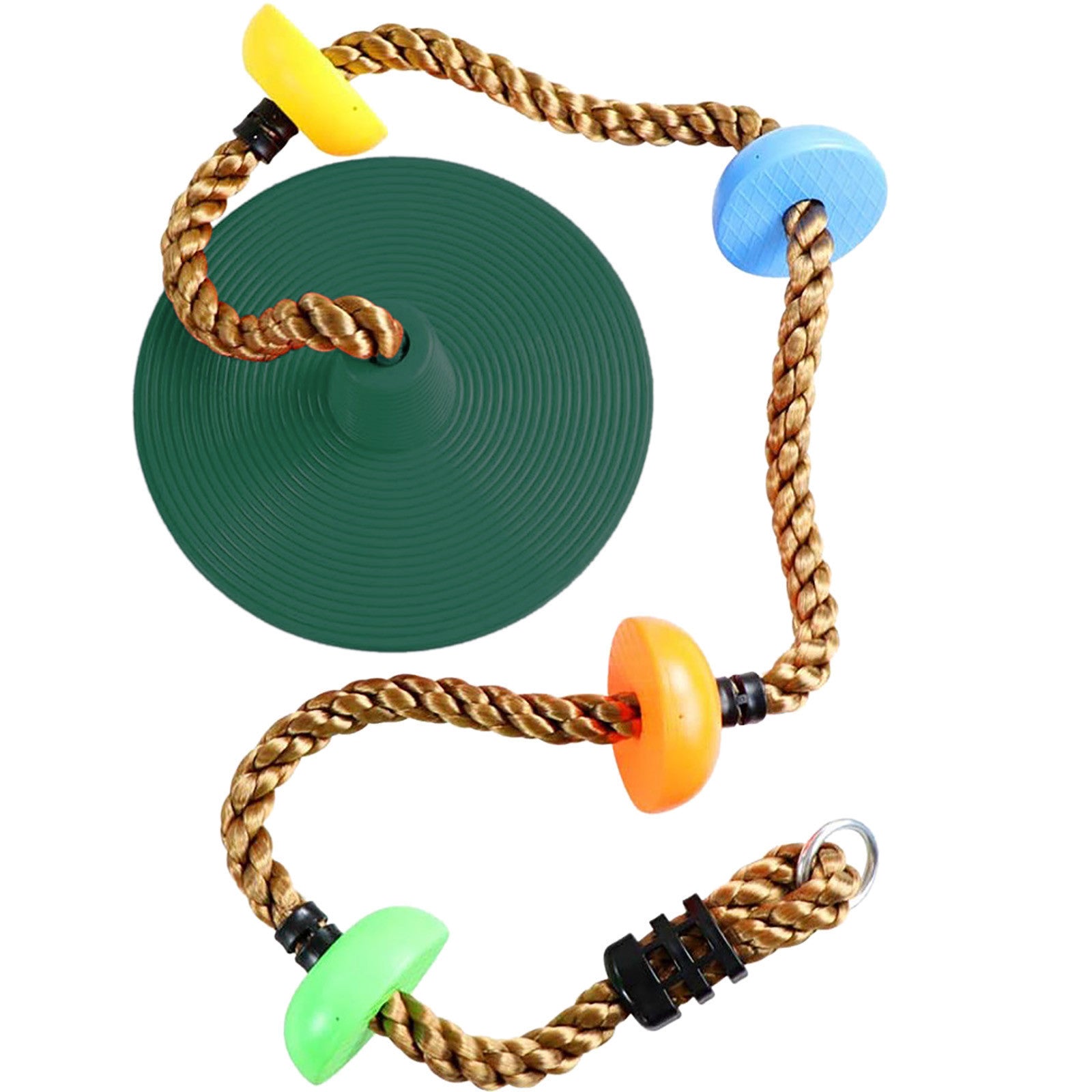 Fun Climbing Rope Swing with Platforms for Backyard Play