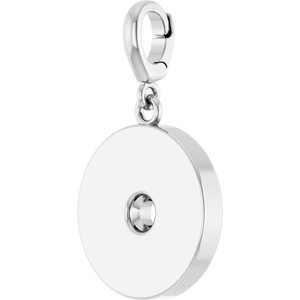 Sterling Silver 3 mm Round Disc Charm/Pendant Mounting – image 4