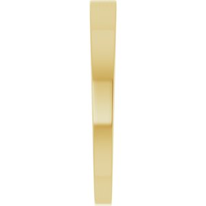 14K Yellow Gold Natural Pink Tourmaline Engravable Family Stackable Ring – image 4
