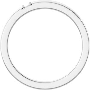 Sterling Silver 2 mm Round Stackable Engravable Family Ring Mounting – image 4