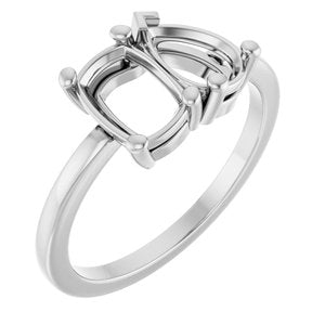 Platinum Two-Stone Ring Mounting – image 2