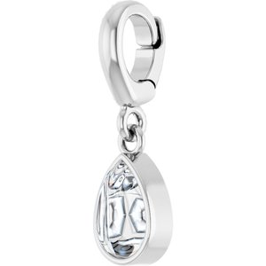 Sterling Silver 6x4 mm Pear Cabochon Charm/Pendant Mounting – image 3