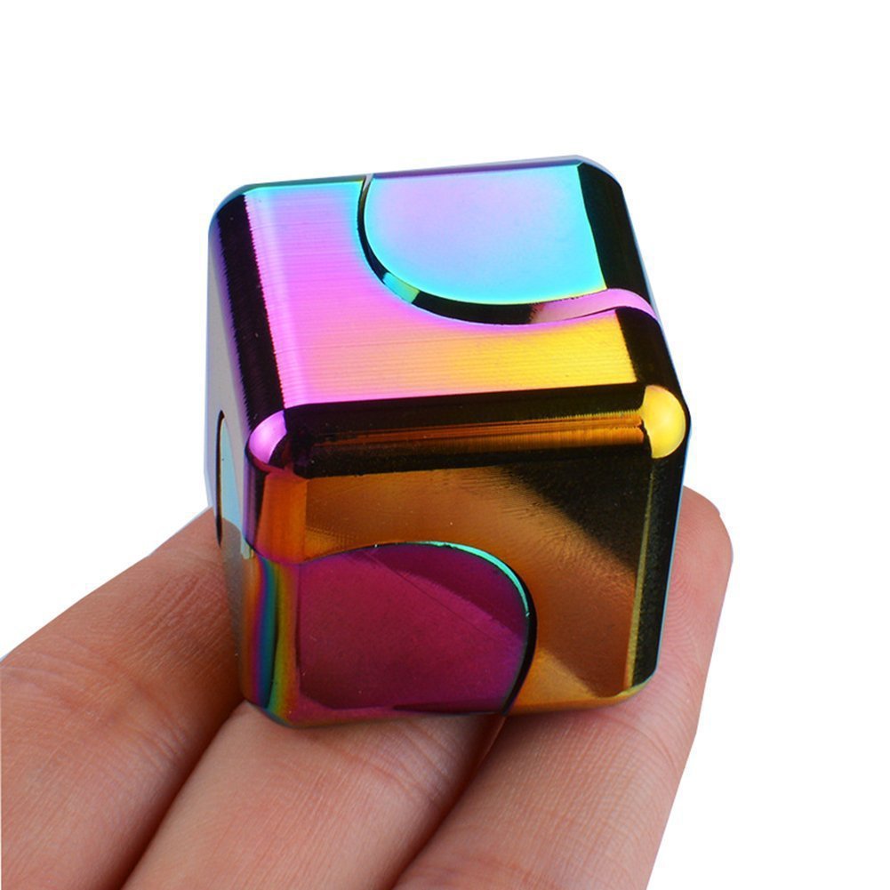 Metal Fidget Spinner – Colorful Stress Relief Toy for Adults and Teens