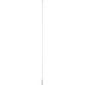 14K White Gold Lab-Grown Ruby 3-Stone Station 16-18" Necklace – image 3