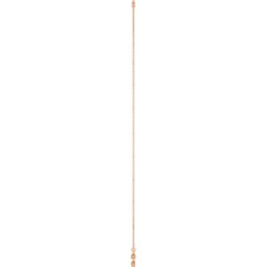 14K Rose Gold Natural Peridot 3-Stone Station 16-18" Necklace – image 3