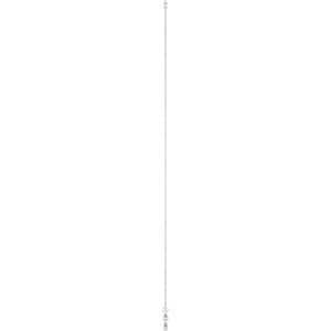 Sterling Silver 3 mm Round 3-Stone Station 16-18" Necklace Mounting – image 6