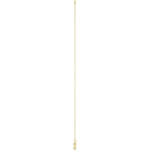 14K Yellow Gold Natural Peridot 3-Stone Station 16-18" Necklace – image 3