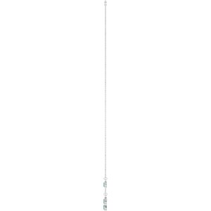 Platinum Lab-Grown Emerald 5-Stone Station 16-18" Necklace – image 3