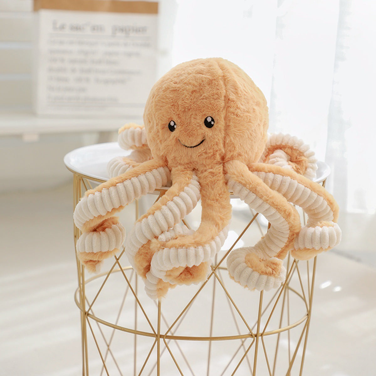 Cute Octopus Plush Toy – Soft Stuffed Animal for Kids and Décor