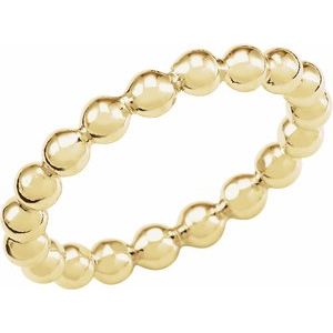 Beaded Stackable Ring