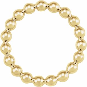 Beaded Stackable Ring