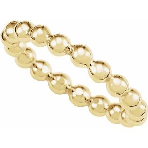 Beaded Stackable Ring