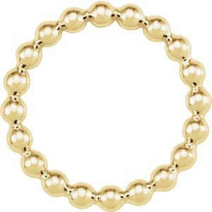 Beaded Stackable Ring