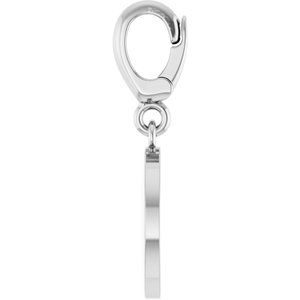Sterling Silver Engravable Disc Charm/Pendant – image 3