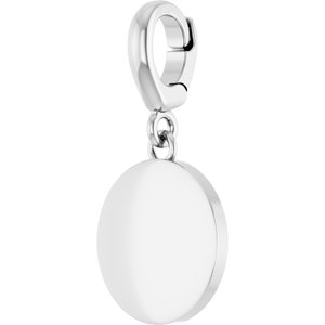 Sterling Silver Engravable Disc Charm/Pendant – image 2