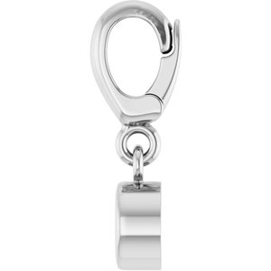 Sterling Silver 4 mm Round Bezel-Set Charm/Pendant Mounting – image 6