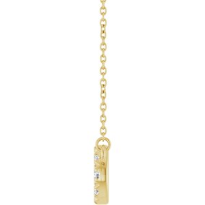14K Yellow Gold 1.7 mm Round Infinity-Inspired 18" Necklace Mounting – image 5