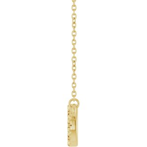 14K Yellow Gold 1.7 mm Round Infinity-Inspired 18" Necklace Mounting – image 6