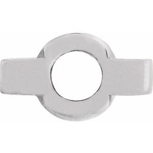 14K White Gold 2.4 mm Round 14-Stone Line 7 1/4" Bracelet Mounting – image 3