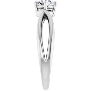 Platinum 4.4 mm Round Ring Mounting – image 7