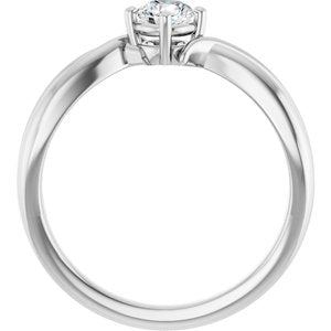 Platinum 4.4 mm Round Ring Mounting – image 3