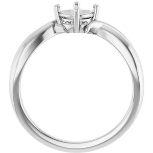 Platinum 5.5 mm Round Ring Mounting – image 4