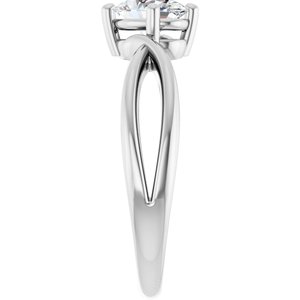 Sterling Silver 7x5 mm Oval Ring Mounting – image 7