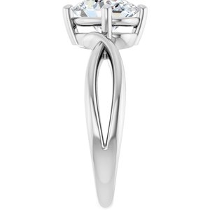 Continuum Sterling Silver 9x7 mm Oval Ring Mounting – image 7