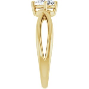 18K Yellow Gold 6.5x4.5 mm Oval Ring Mounting – image 7