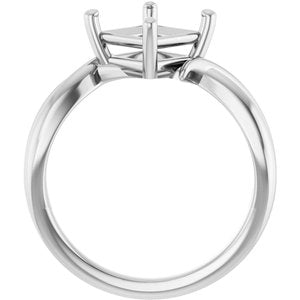 Platinum 6.5x6.5 mm Square Ring Mounting – image 4