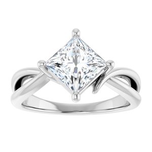 Platinum 6.5x6.5 mm Square Ring Mounting – image 5
