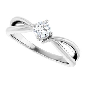 Platinum 4.1 mm Round Ring Mounting – image 8