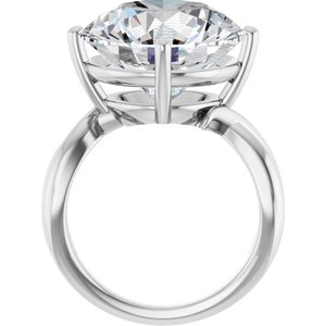 Continuum Sterling Silver 15 mm Round Ring Mounting – image 3