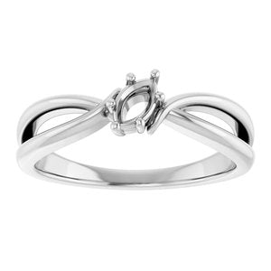 Platinum 5x3 mm Marquise Ring Mounting – image 6