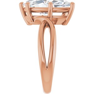 14K Rose Gold 16x8 mm Marquise Ring Mounting – image 7