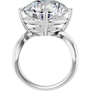 Continuum Sterling Silver 16 mm Round Ring Mounting – image 3