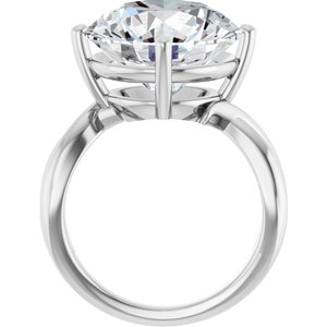 Continuum Sterling Silver 14 mm Round Ring Mounting – image 3