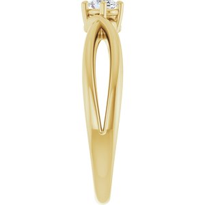 18K Yellow Gold 4x3 mm Oval Ring Mounting – image 7