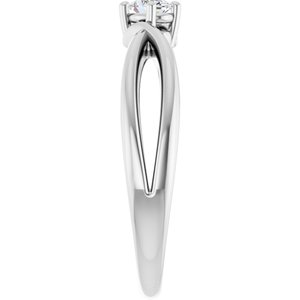 Continuum Sterling Silver 4x3 mm Oval Ring Mounting – image 7