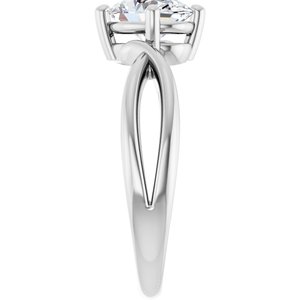 Continuum Sterling Silver 8x6 mm Oval Ring Mounting – image 7