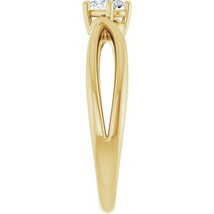 18K Yellow Gold 5x3 mm Oval Ring Mounting – image 7