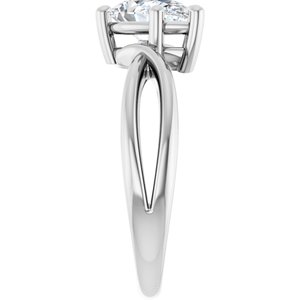 Sterling Silver 9x5.5 mm Pear Ring Mounting – image 7
