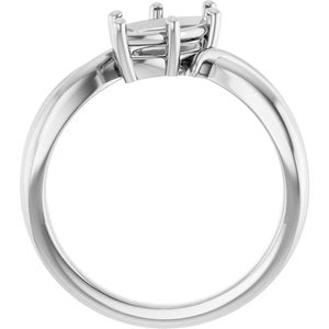 Sterling Silver 11x5.5 mm Marquise Ring Mounting – image 4