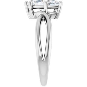 Platinum 11x5.5 mm Marquise Ring Mounting – image 7