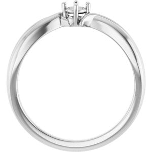 Platinum 3.2 mm Round Ring Mounting – image 4